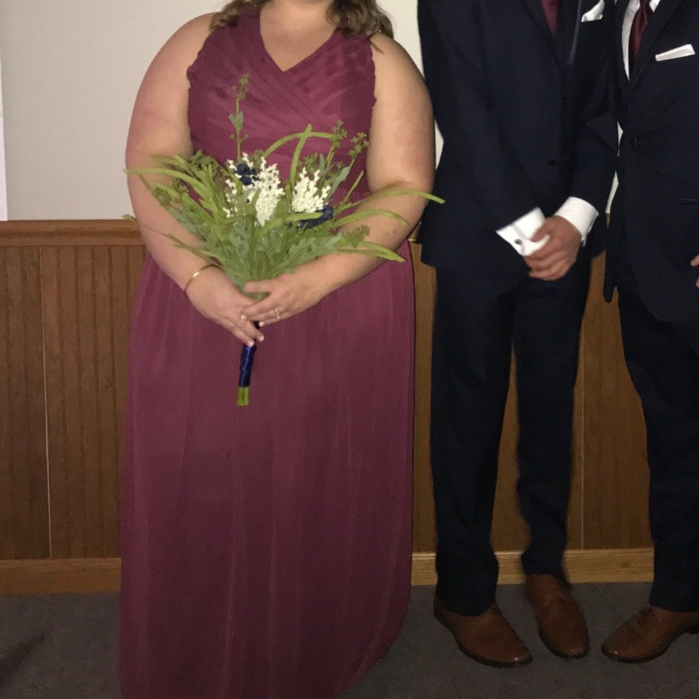 Maroon dress